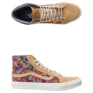 VANS SK8-HI SLIM SHOE - Floral Pattern Sections